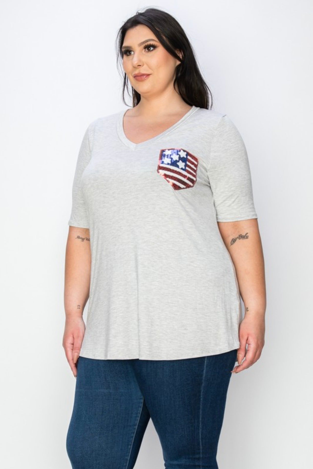 Plus Sequence USA Flag
