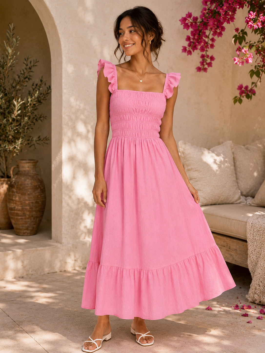 Pretty in Pink Maxi Dress