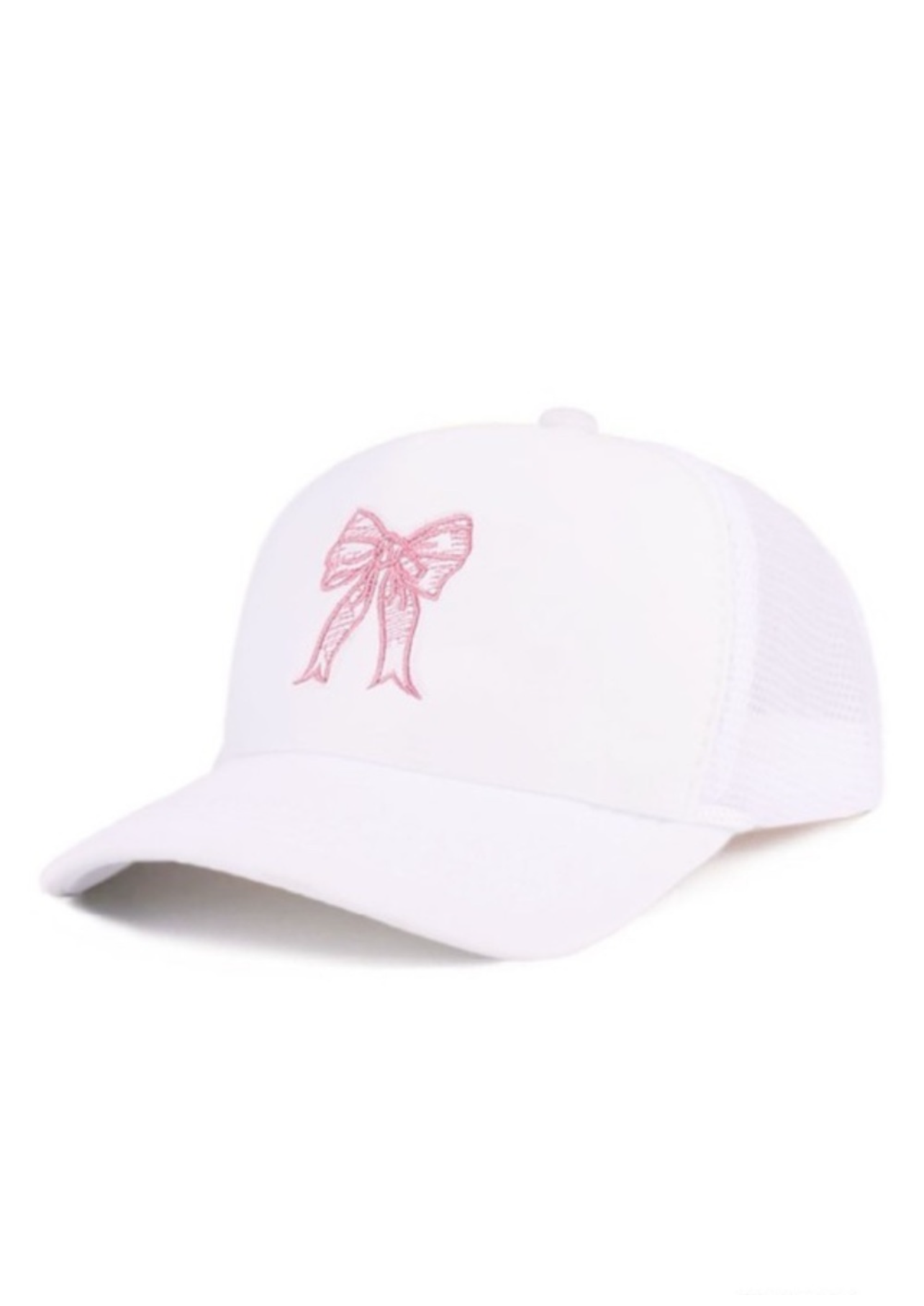 Trucker Hat w Pink Bow