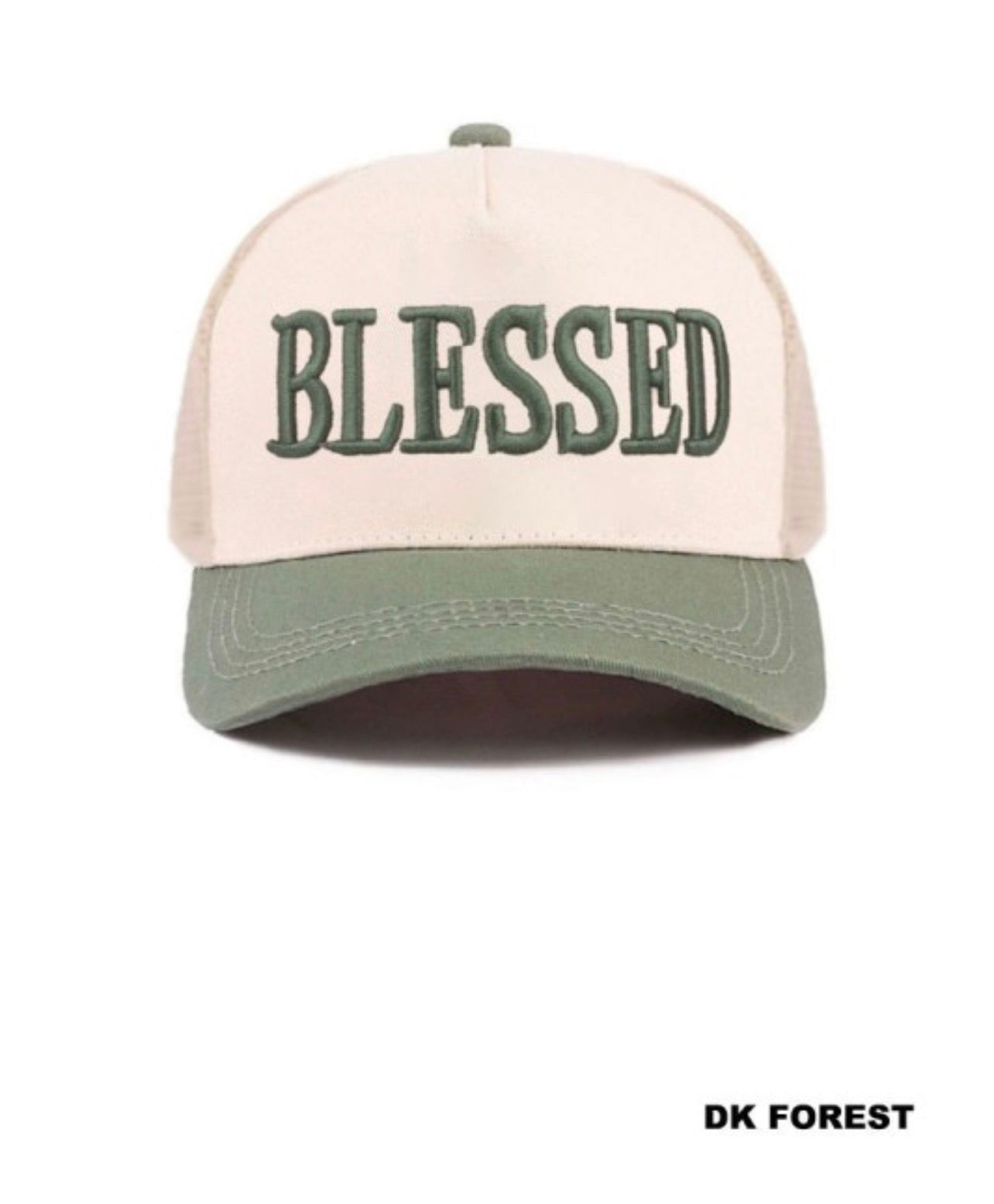 Trucker Hat Blessed Dark Forest