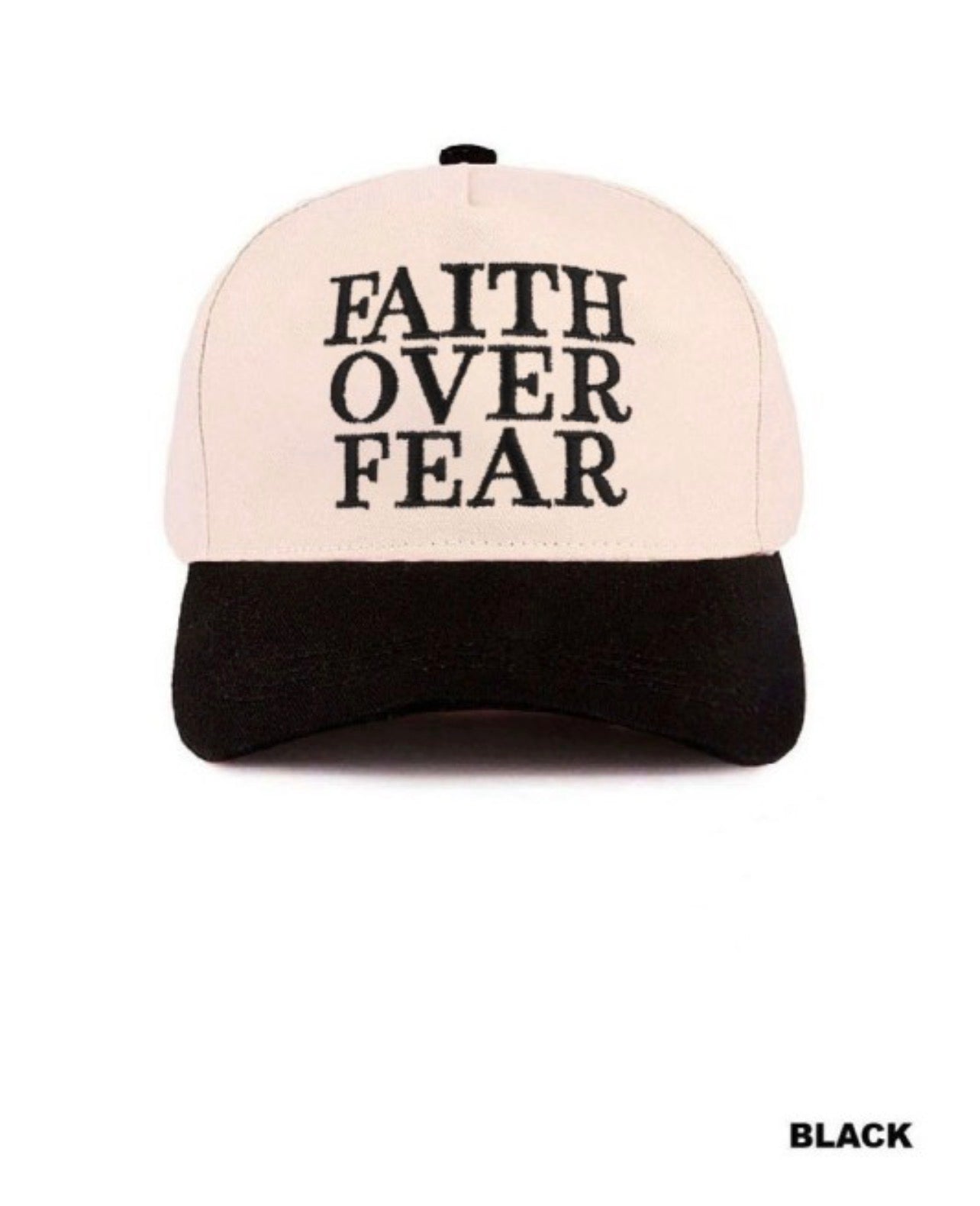 Faith Over Fear Black
