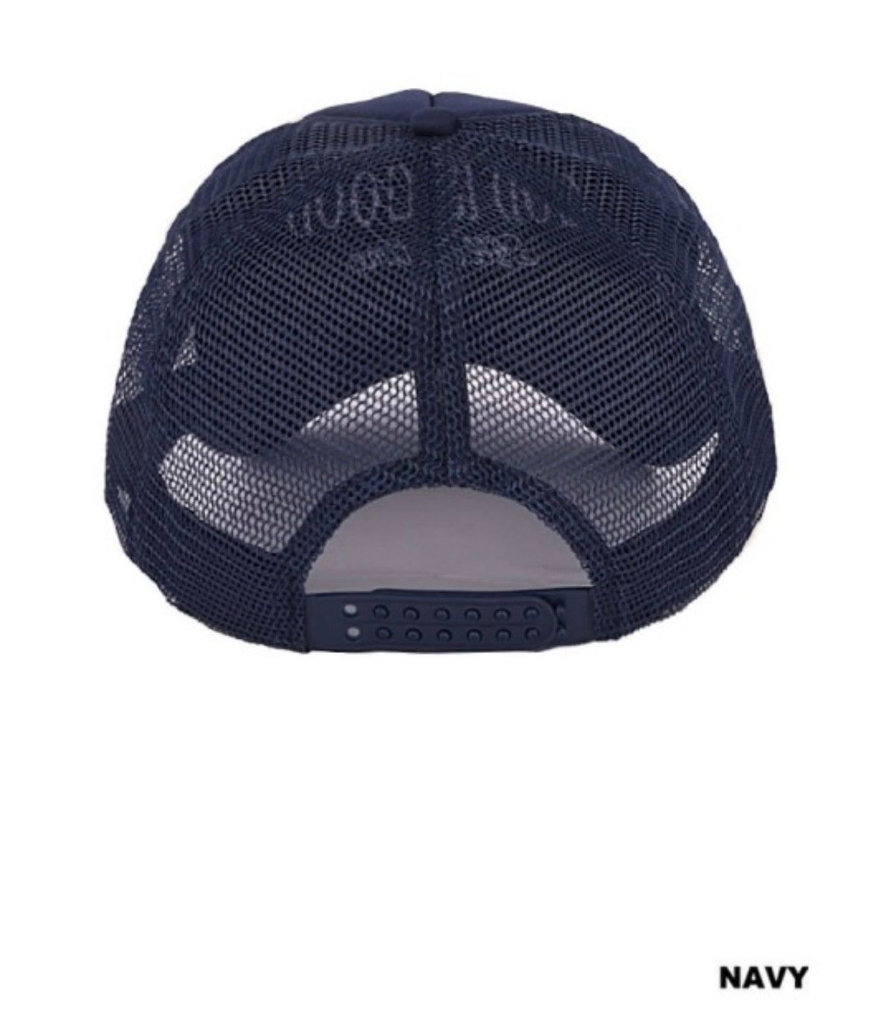 Trucker Hat God Is Good All The Time Navy