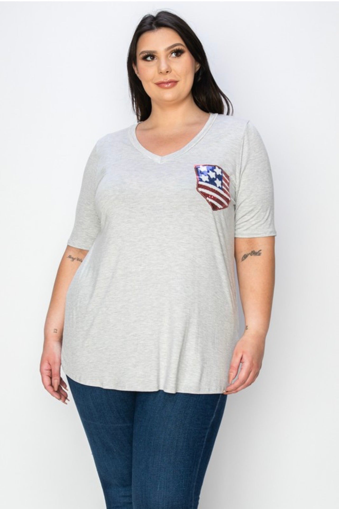 Plus Sequence USA Flag