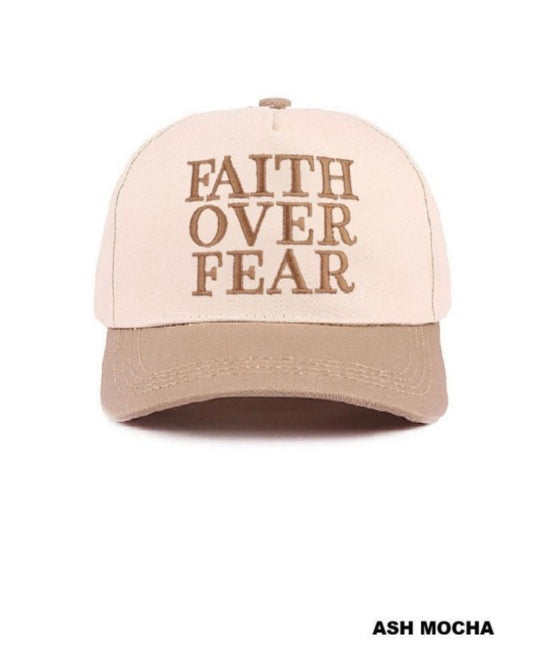Faith Over Fear Ash Mocha