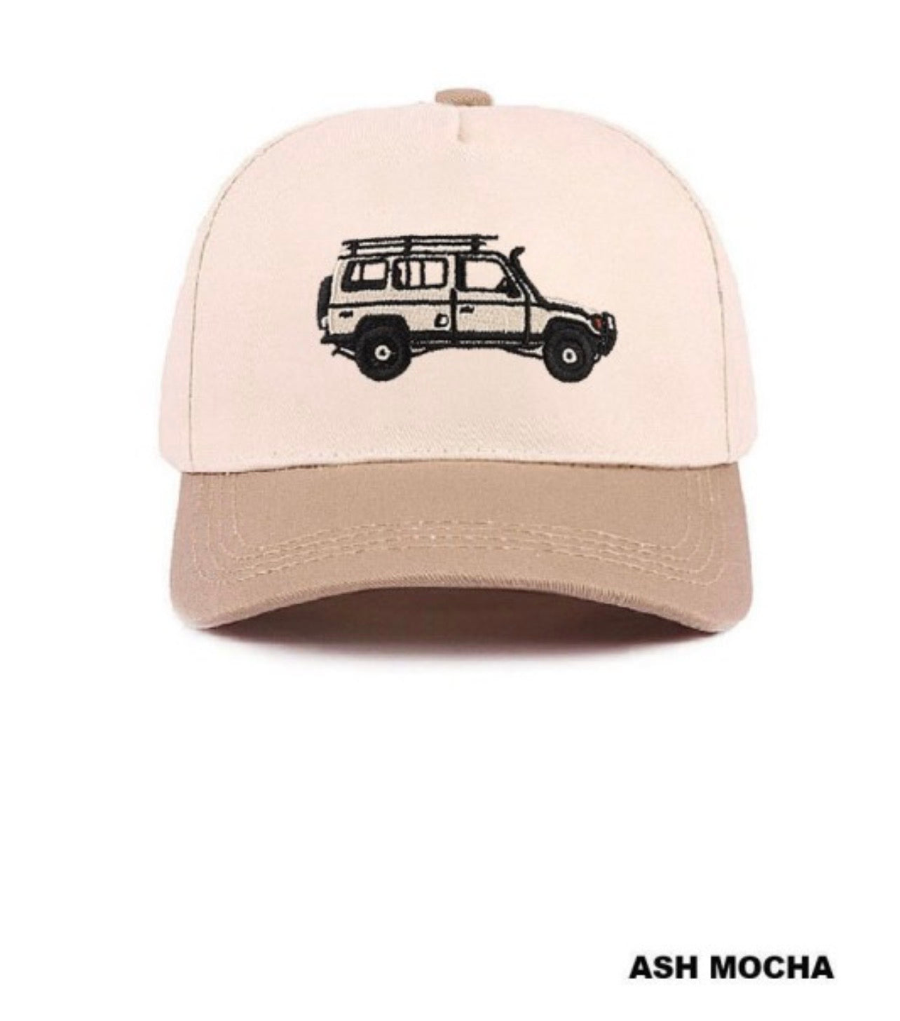 Vintage Wagon Cotton Hat Mocha