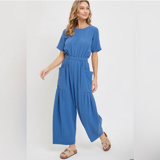 Blue Jumpsuit