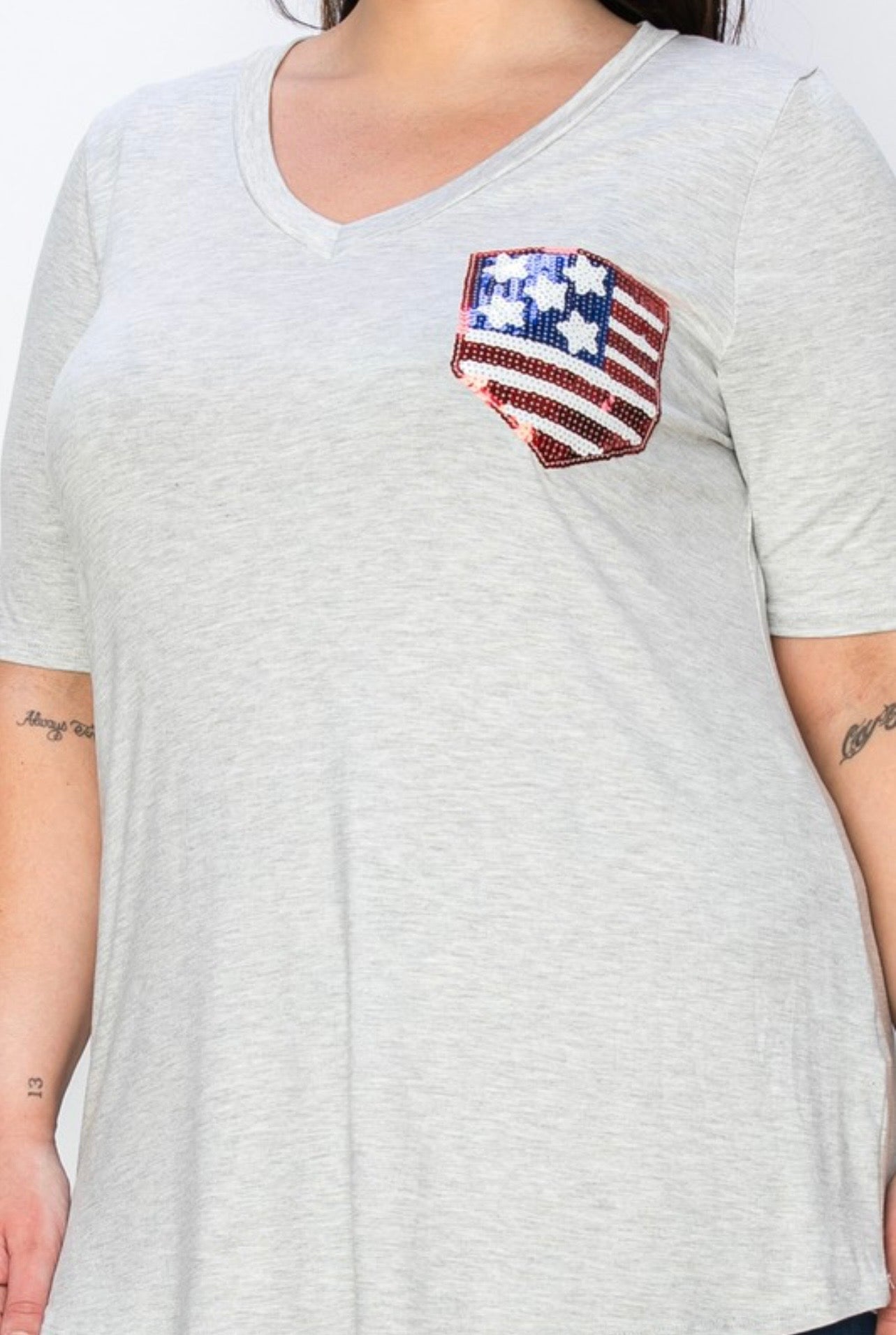 Plus Sequence USA Flag