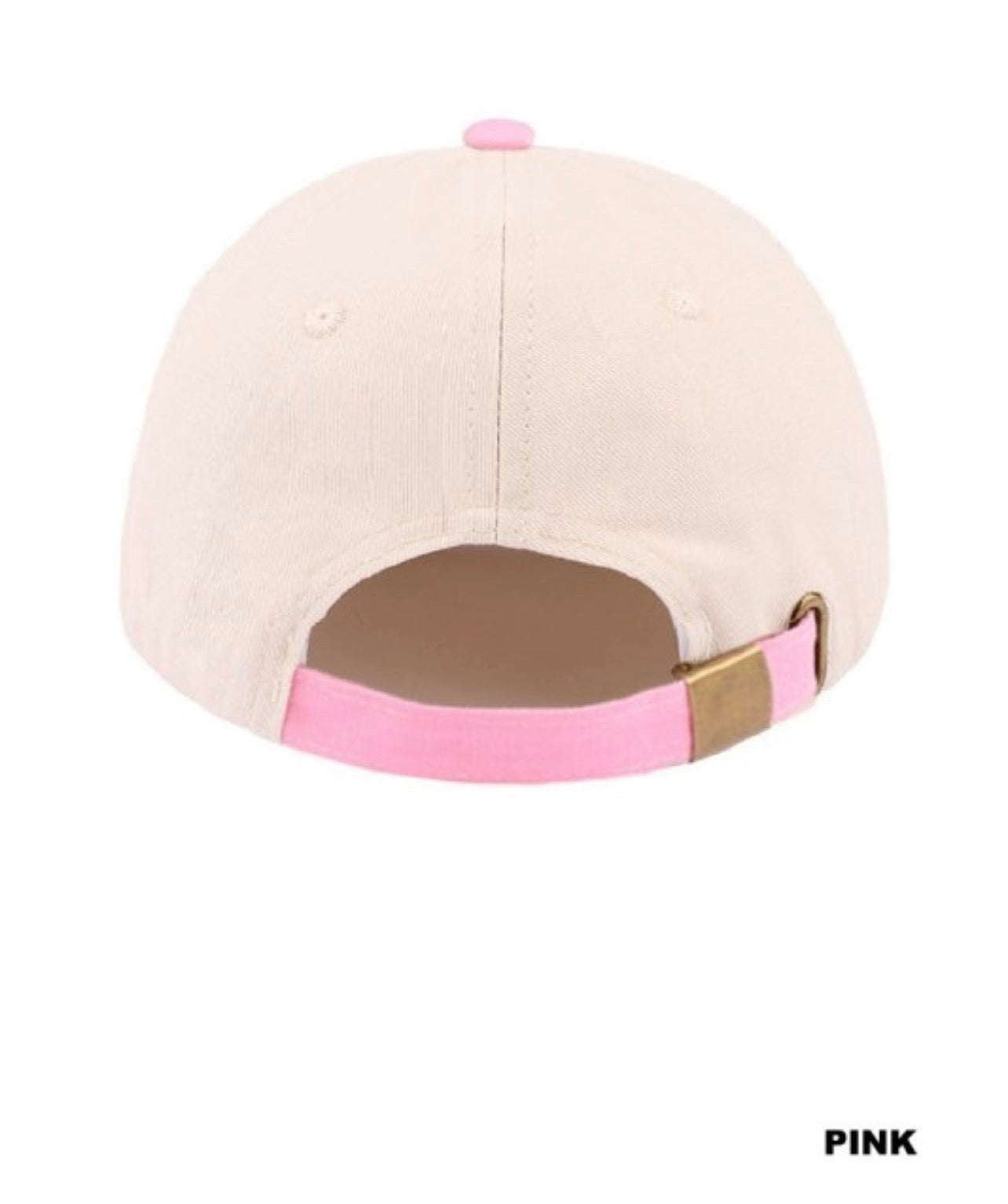Bow Cotton Hat Pink