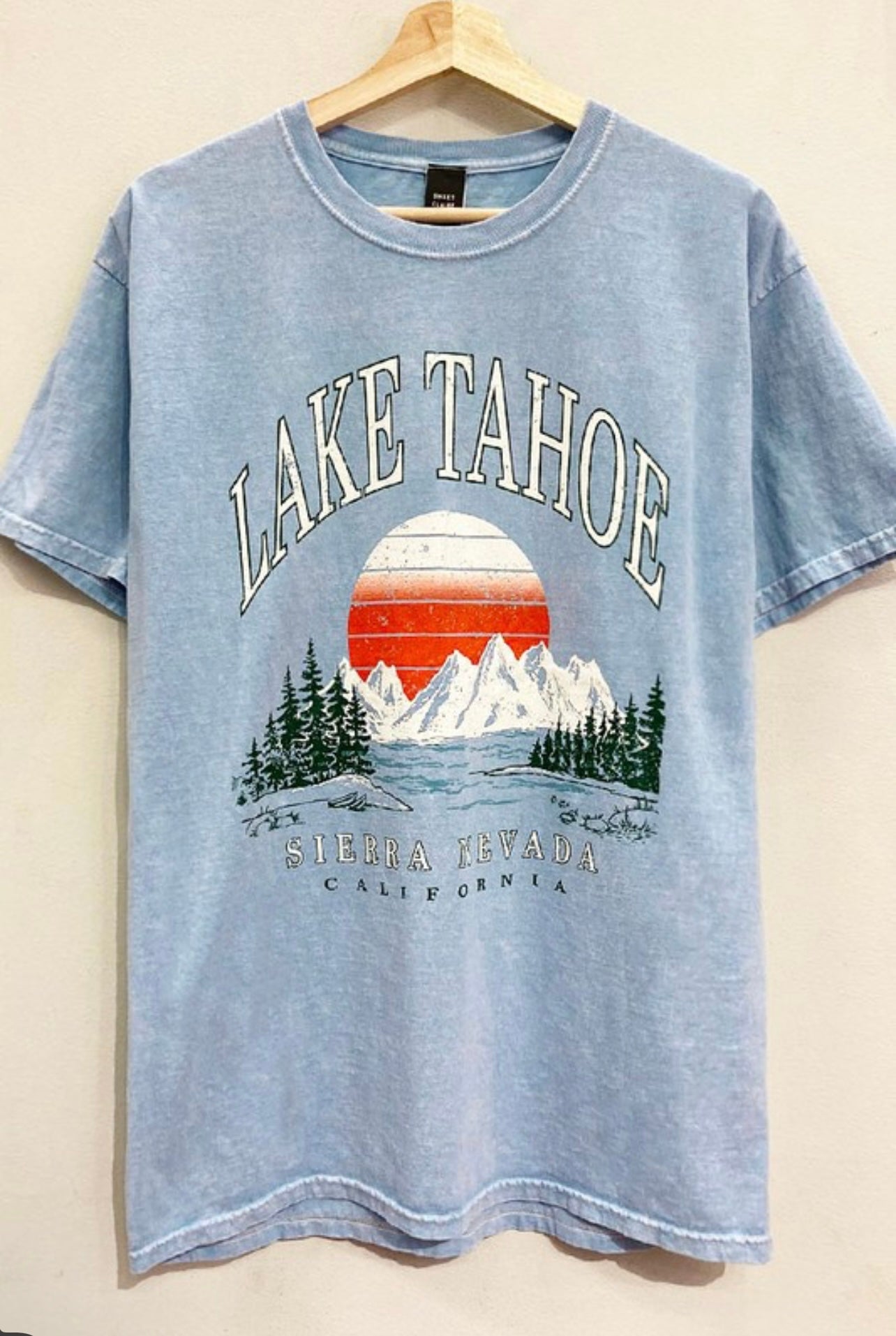 Graphic Tee Oversize Lake Tahoe