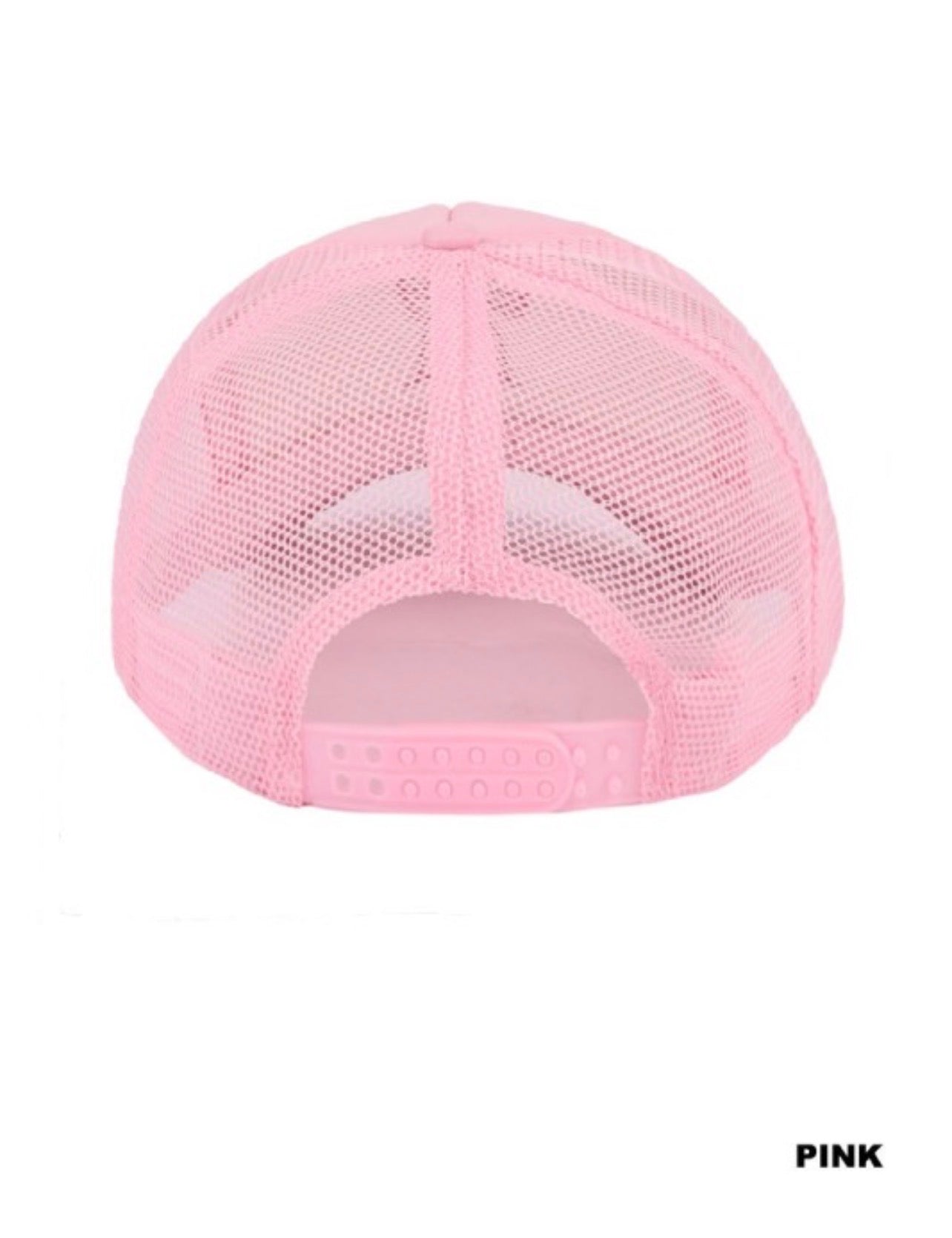 Trucker Hat pink w Pink Bow