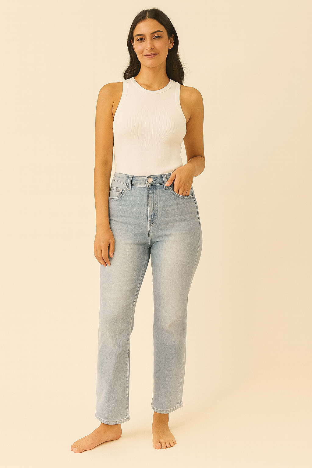 Plus size women’s Jeans Light wash